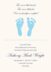 Footprints  Birth Announcements