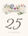 Garden Flurry Banner  Table Numbers