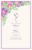 Paisley Garden - Pink & Purple  Wedding Programs