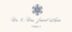 Snowflake Drawings Assortment  Place Cards