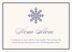 Snowflake Drawings Assortment  Memorabilia Cards