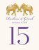 Indian Elephants  Table Numbers