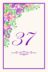 Paisley Garden - Pink & Purple  Table Numbers