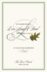 Wispy Oak Leaf  Wedding Programs