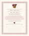 Tri Maple Leaf Pattern  Wedding Certificates