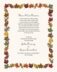 Colorful Leaves Border 01  Wedding Certificates