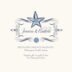 Paisley Starfish Monogram  Wedding Programs