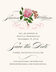 Pink Tea Rose  Save the Dates