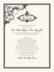 Scottish Luckenbooth Spiral Swirl  Wedding Certificates