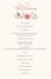 Spring Dance  Wedding Programs
