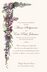 Tropical Flowers Cascade  Wedding Programs