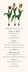 Tulip Bulbs  Wedding Menus