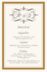 Compendium Monogram  Wedding Menus