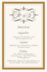 Compendium Monogram  Wedding Menus