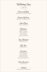 White Rose Cascade  Wedding Programs