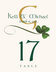 Wispy Shamrock  Table Numbers