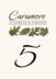 Leaf Pattern Assortment  Table Numbers