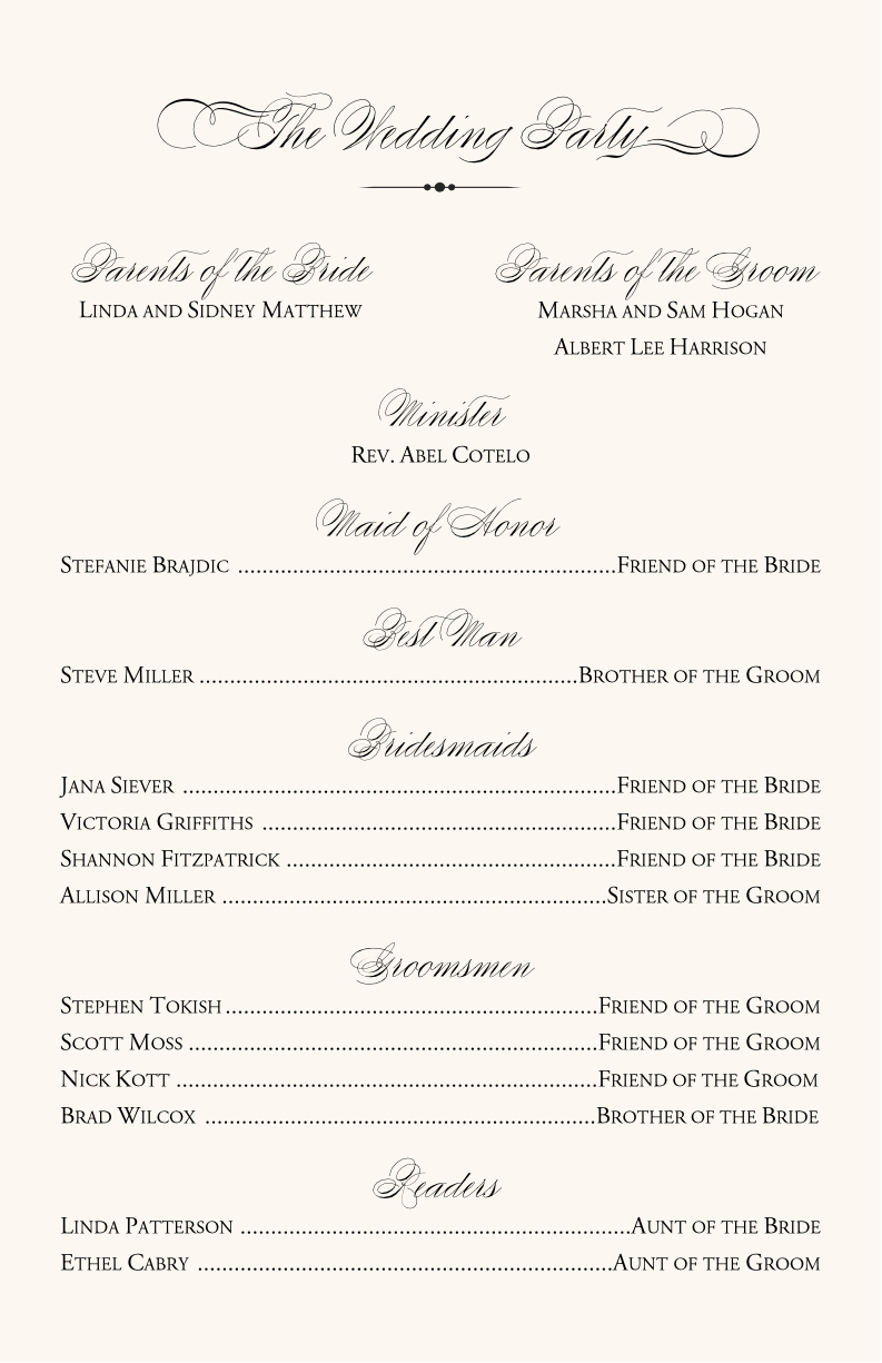 Calla Lily Swirl 02 Wedding Programs, Marriage Programs, and Church ...